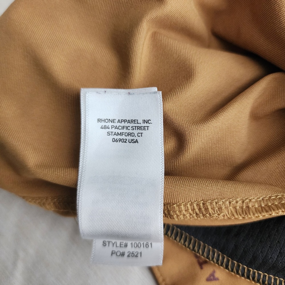 Rhone Commuter Pants Mens 33 Tan Excellent Slim Fit Stretch Technical Chinos - Picture 9 of 12